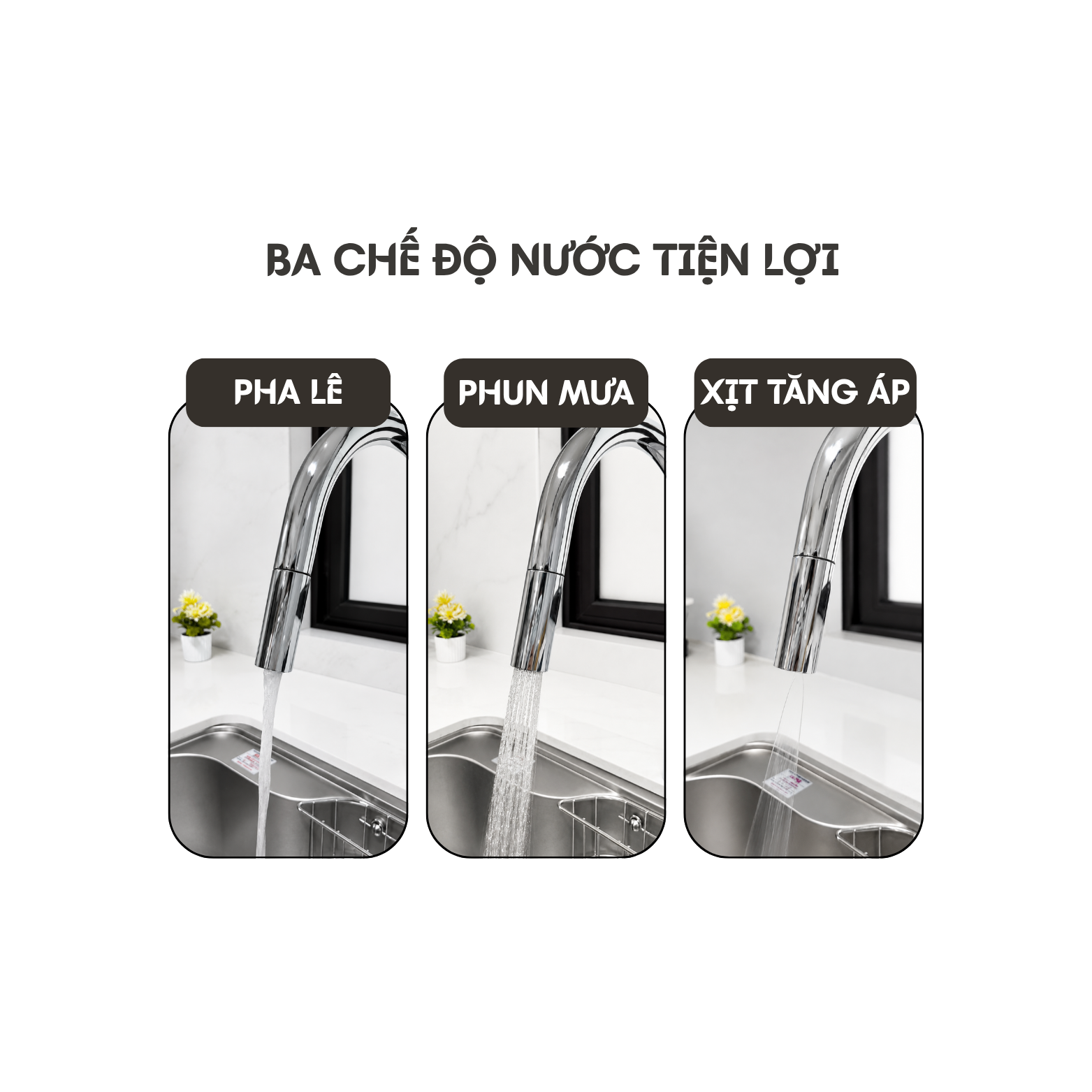 VÒI RỬA BÁT DÂY RÚT KEEPER KANSO - 688C - Ảnh 5
