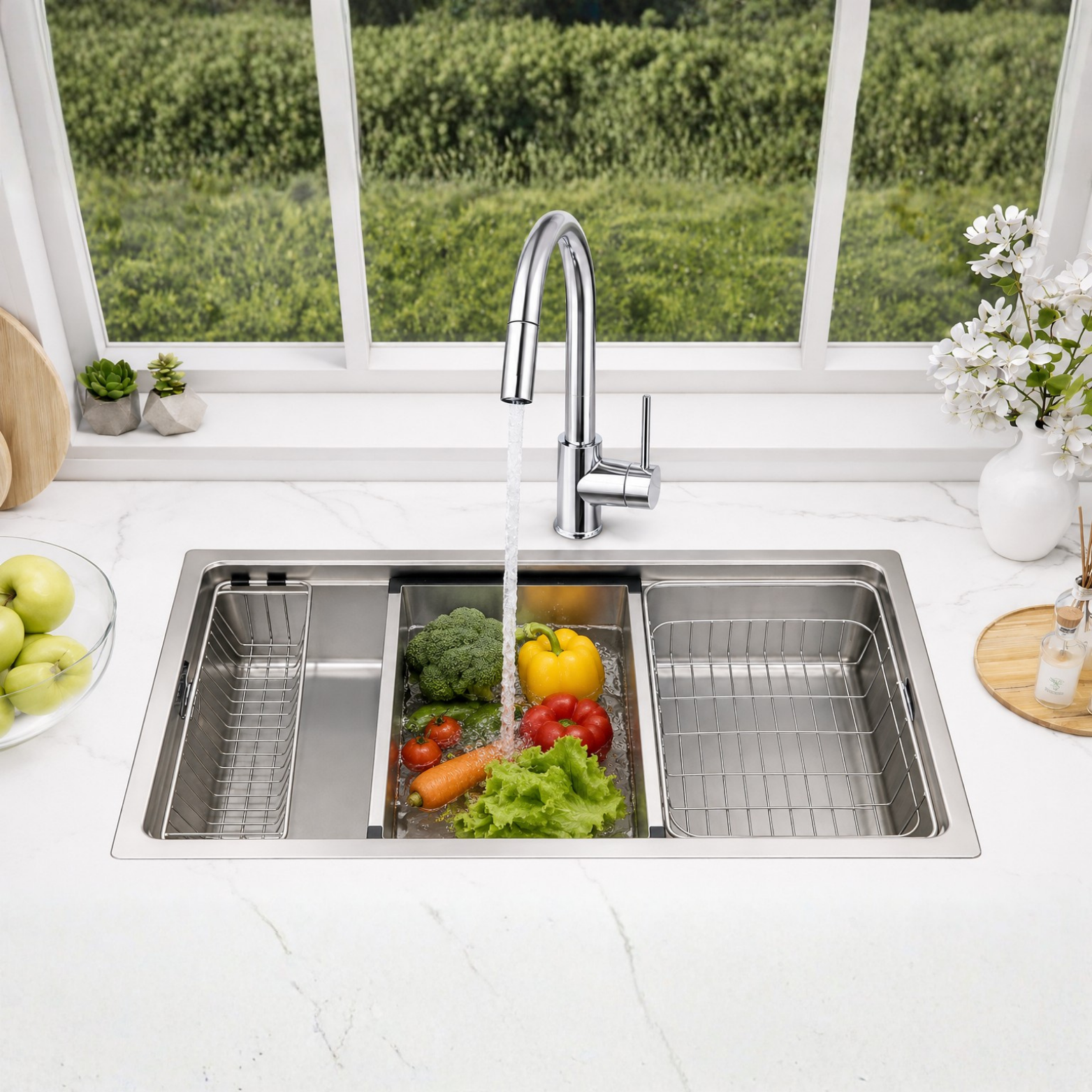CHẬU RỬA BÁT 1 HỐ KEEPER KP - 1H75NL - Ảnh 7