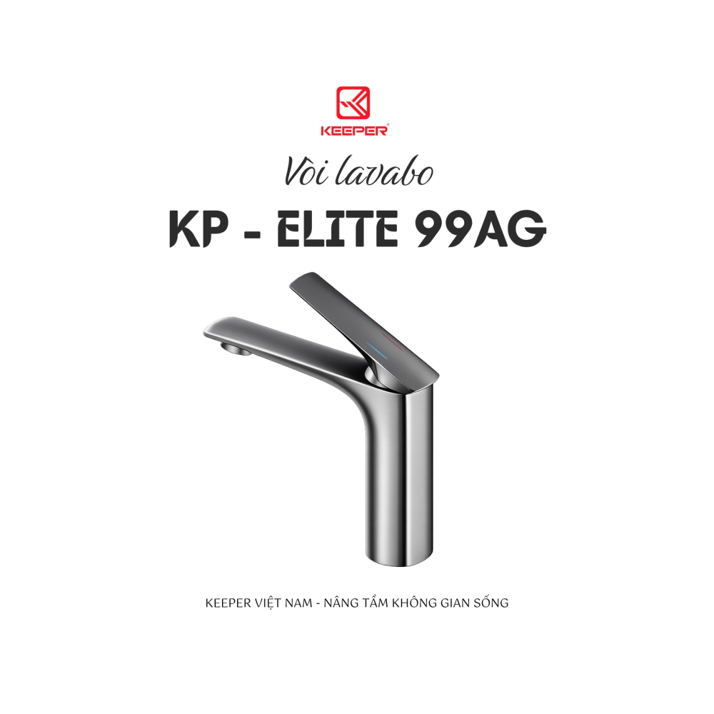 VÒI LAVABO NÓNG LẠNH KEEPER KP - ELITE 99AG