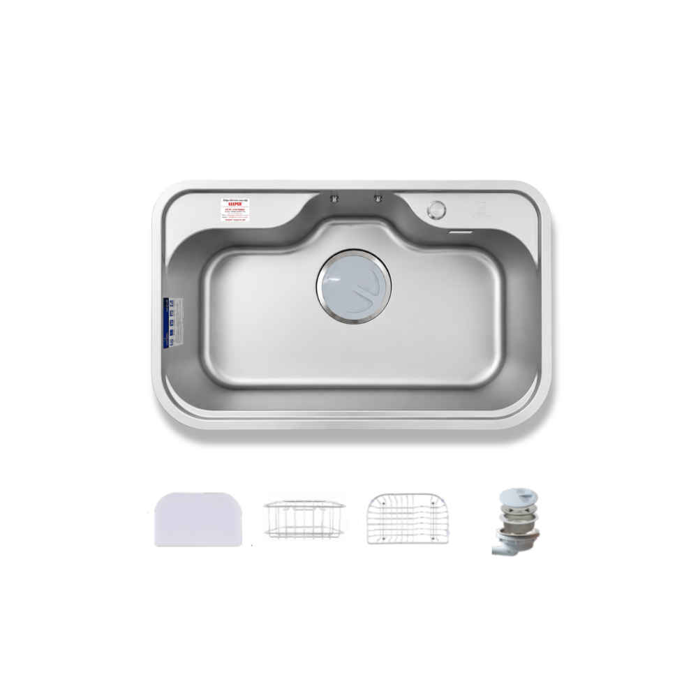 Alternative view of CHẬU RỬA BÁT 1 HỐ KEEPER KP - NB8050SU