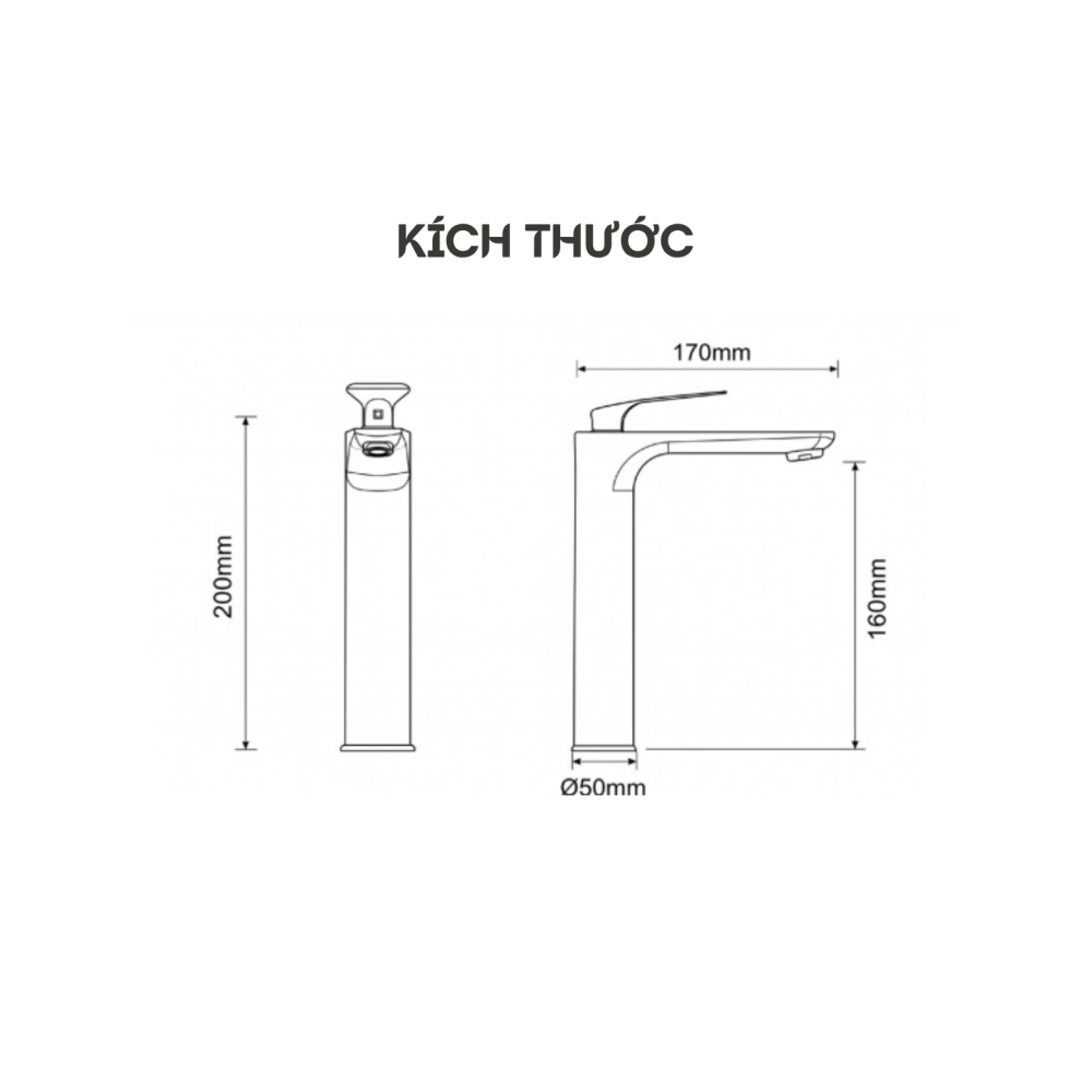 Alternative view of VÒI LAVABO NÓNG LẠNH KEEPER KP - ELITE 99AG