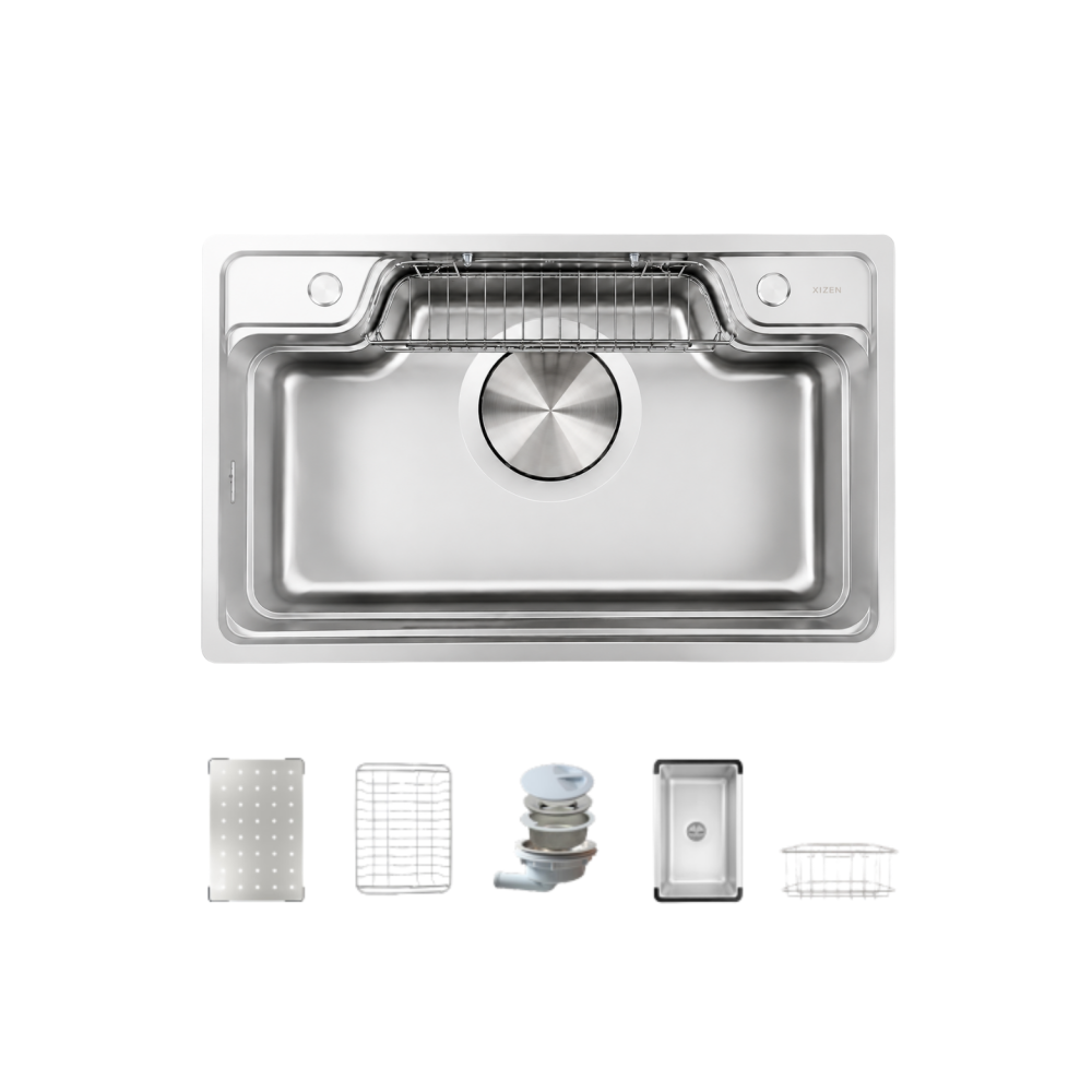 Alternative view of CHẬU RỬA BÁT 1 HỐ KEEPER KP - LINEX 7848SM