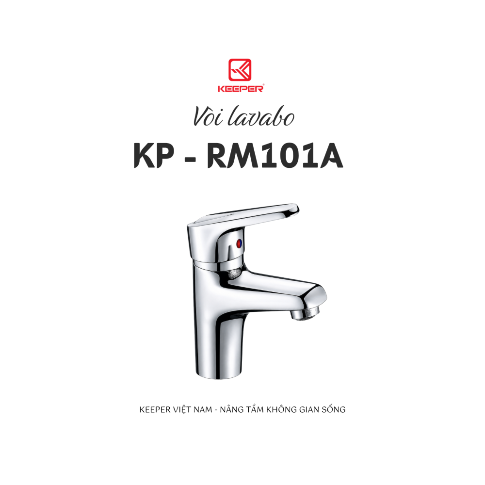 VÒI LAVAVO NÓNG LẠNH KEEPER KP - RM101A