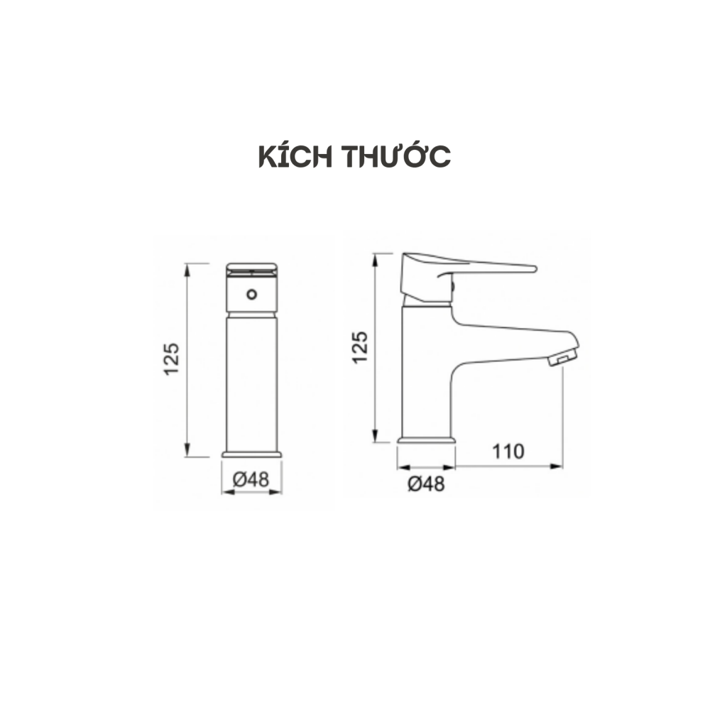 Alternative view of VÒI LAVAVO NÓNG LẠNH KEEPER KP - RM101A