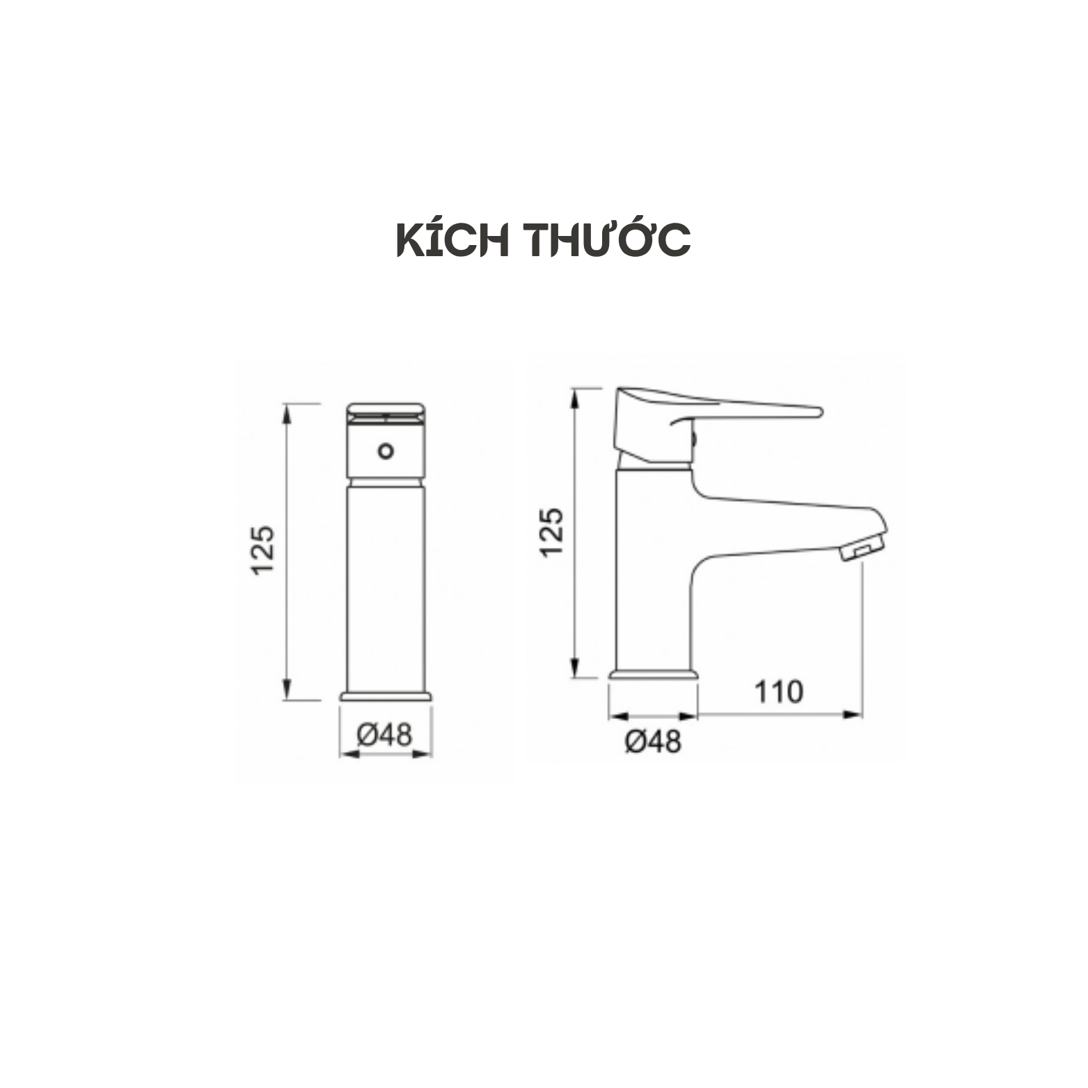 VÒI LAVAVO NÓNG LẠNH KEEPER KP - RM101A - Ảnh 2