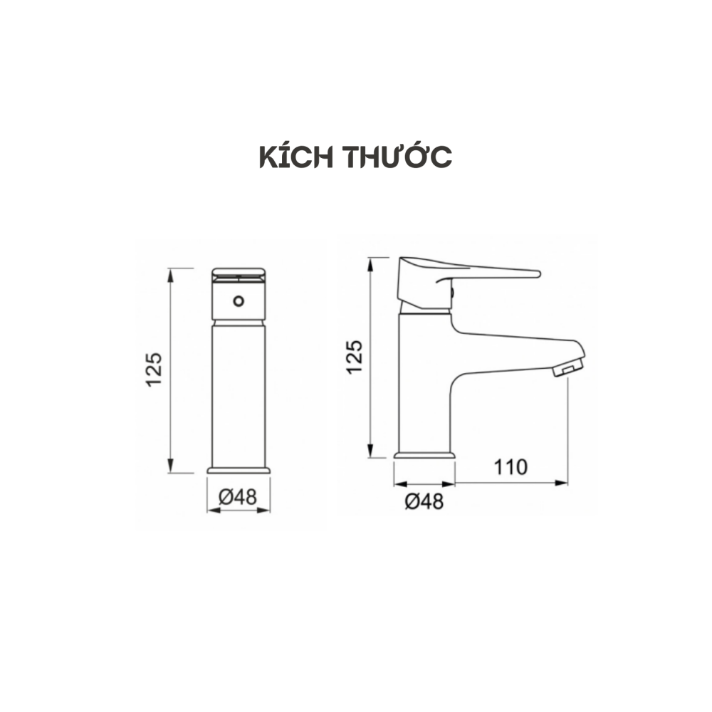 Alternative view of VÒI LAVABO NÓNG LẠNH KEEPER KP - RM409A