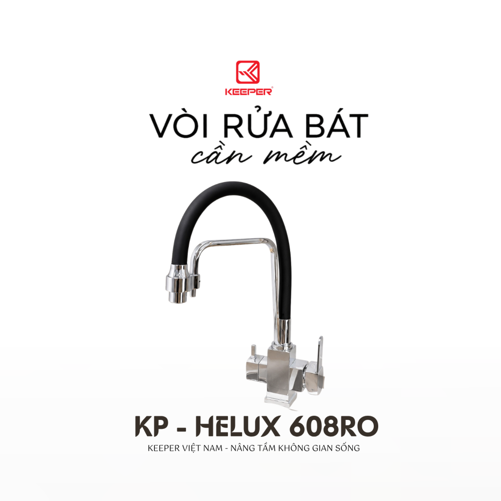 VÒI RỬA BÁT CẦN MỀM KEEPER KP - HELUX 608RO