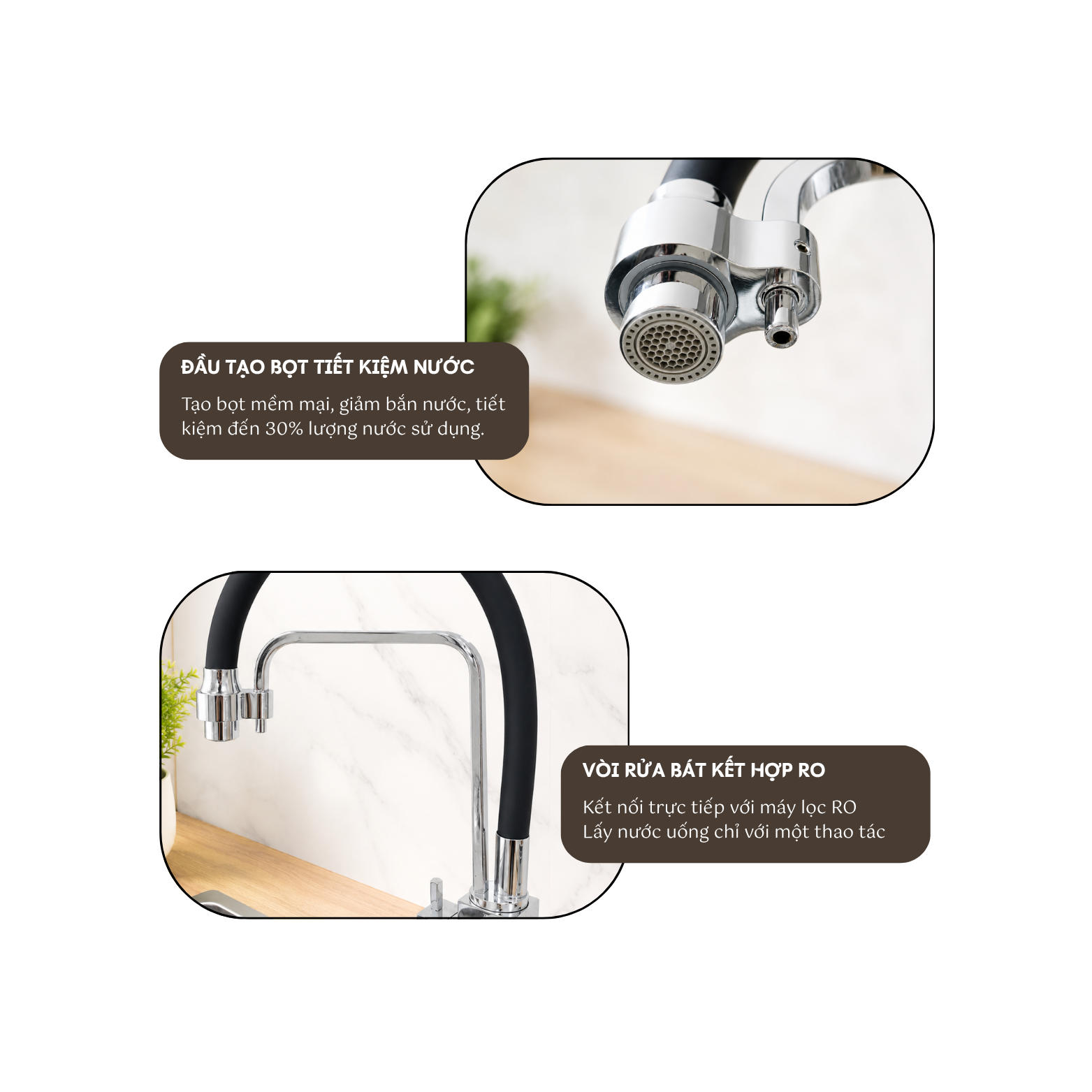 VÒI RỬA BÁT CẦN MỀM KEEPER KP - HELUX 608RO - Ảnh 4