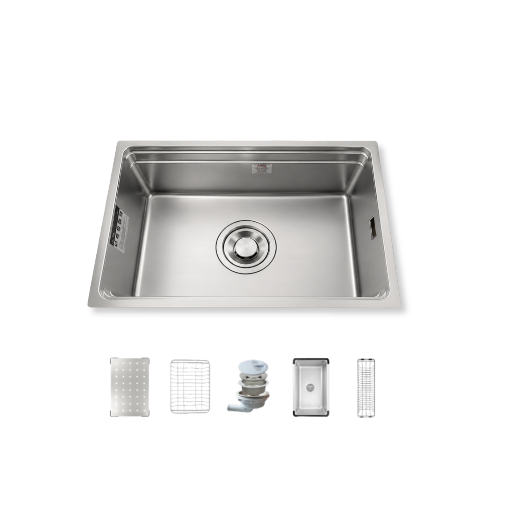 Alternative view of CHẬU RỬA BÁT 1 HỐ KEEPER KP - 1H75NL