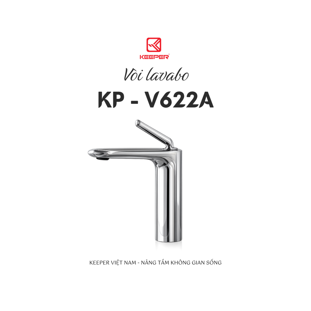 VÒI LAVABO NÓNG LẠNH KEEPER KP - V622A