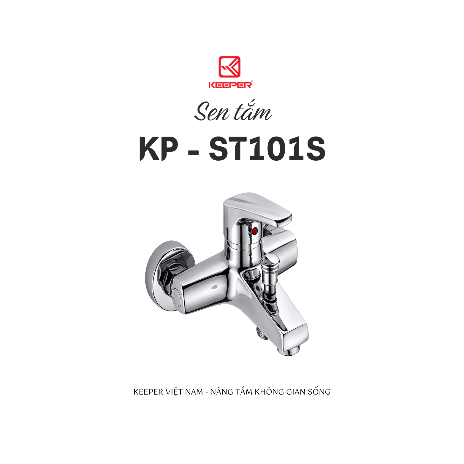 SEN TẮM NÓNG LẠNH KEEPER KP - ST101S